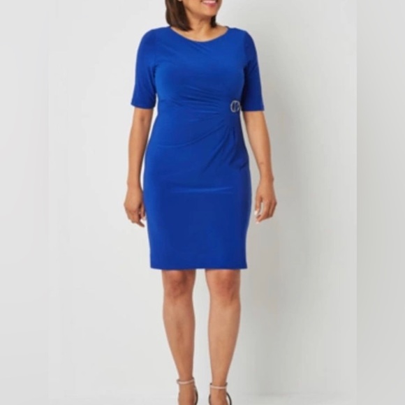 Jessica Howard blue dress - size 14 - Picture 4 of 4